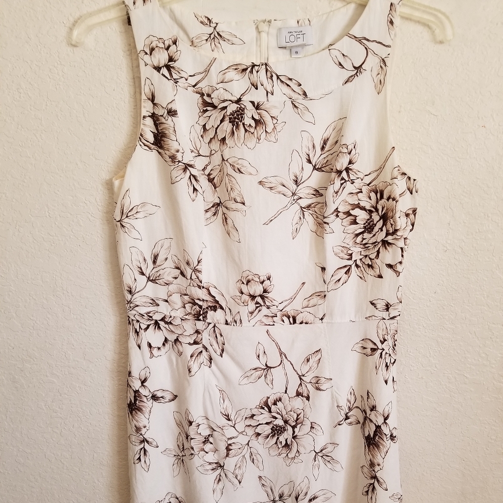 Dress - Ann Taylor Loft Sleeveless Fit & Flare Dress Sz 12